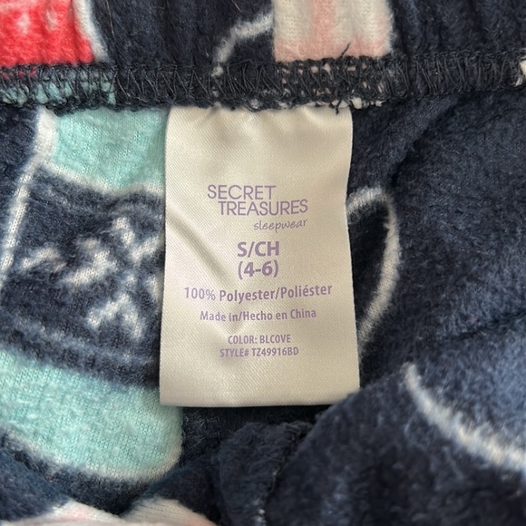 Secret Treasures. Size Small Coffee Pajama Pants - Picture 2 of 2